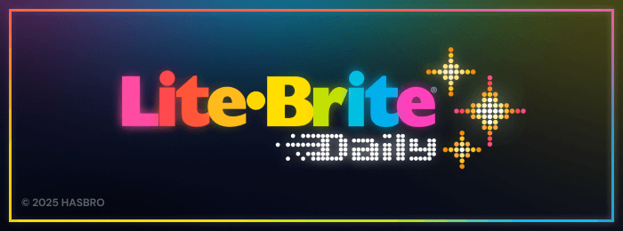 Try Our New Game: Lite Brite Daily!