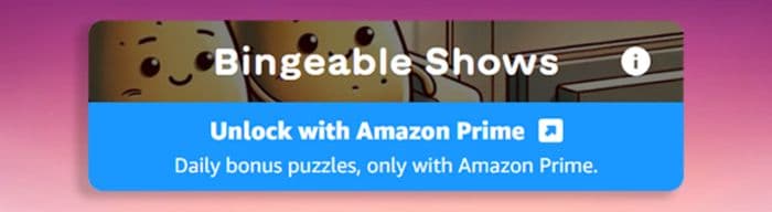 Bonus Snacks with Amazon Prime